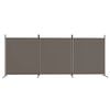 vidaXL 3-Panel Room Divider Anthracite 525x180 cm Fabric