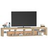 vidaXL TV Cabinet with LED Lights Sonoma Oak 230x36.5x40 cm