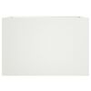 vidaXL Planter White 62x40x39 cm Steel