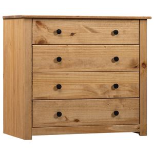 vidaXL Side Cabinet | Natural | Solid pinewood | Medium | Side Table