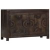 vidaXL Sideboard with Carved Design 110x35x70 cm Solid Mango Wood