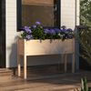 vidaXL Garden Planter 110x31x70 cm Solid Pinewood