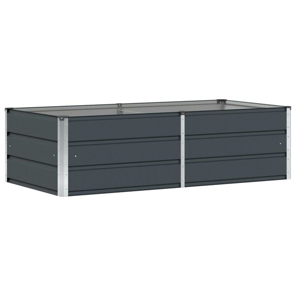 vidaXL Planter Anthracite 160 x 80 x 45 cm Steel