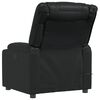 vidaXL Massage Recliner Chair Black Faux Leather