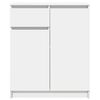 vidaXL Sideboard with Drawer White 71x35x84 cm Engineered Wood