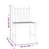 vidaXL 4 Piece Garden Dining Set Solid Wood Teak