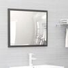 vidaXL 2 Piece Bathroom Furniture Set High Gloss Grey Engineered Wood