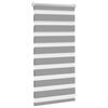 vidaXL Zebra blind 40.9x100 cm Fabric Width 36.7 cm grey