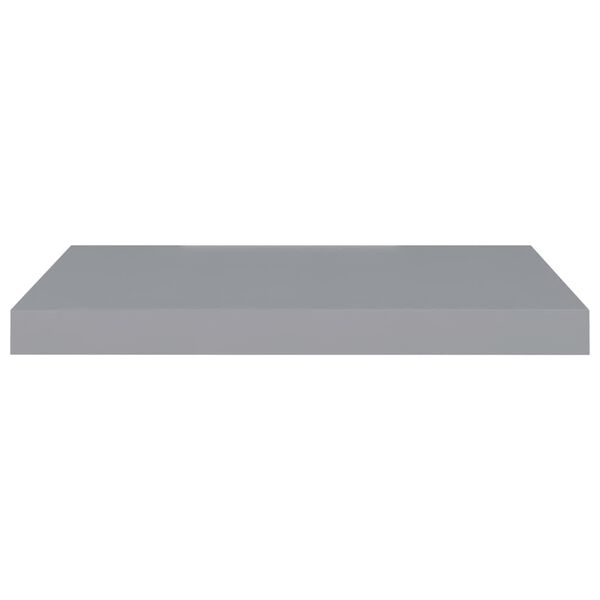 vidaXL Floating Wall Shelves 4 pcs Grey 60x23.5x3.8 cm MDF