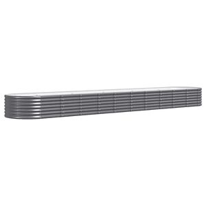 vidaXL Garden Raised Bed | Anthracite | Powder-coated steel | Large | Tough