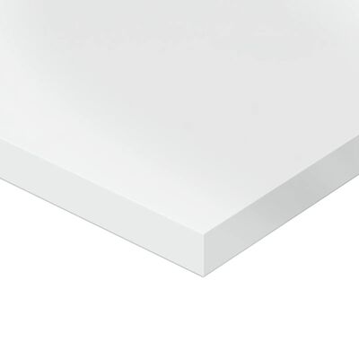 vidaXL Bookshelf Boards 4 pcs High Gloss White 40x20x1.5 cm Engineered Wood