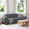 vidaXL 3-Seater Sofa Dark Grey 220x78x80 cm Velvet