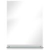 vidaXL Wall Mirror with Shelf 30x50 cm Tempered Glass
