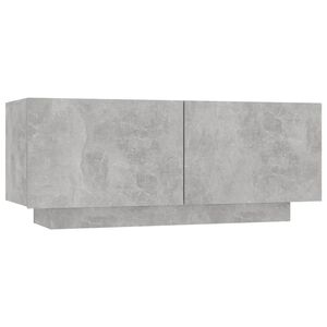 vidaXL Bedside Cabinet | Concrete Grey | Engineered Wood | Compact