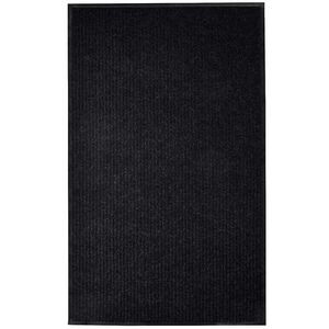 vidaXL Door Mat Black 117x220 cm PVC