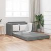 vidaXL Sofa Bed 110cm Dark Grey Velvet
