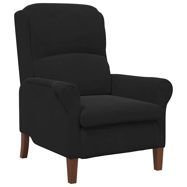 vidaXL Armchair Black 76 x 94 x 102 cm Velvet