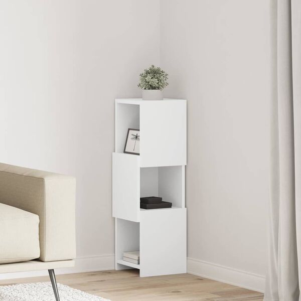vidaXL Corner Cabinet 25.5x25x80cm Engineered Wood