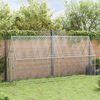 vidaXL Chicken Cage Silver 400x100x190 cm Galvanised Steel