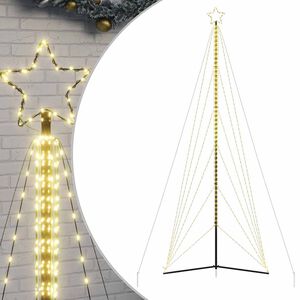 vidaXL LED Christmas Tree 861 LEDs Warm White 478 cm