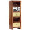 vidaXL Side Cabinet 40x30x110 cm Solid Acacia Wood