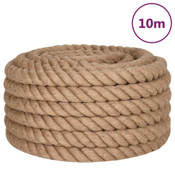 vidaXL Jute Rope 10 m Long 36 mm Thick