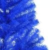 vidaXL Artificial Half Christmas Tree with Stand Blue 240 cm PVC