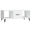vidaXL Coffee Table | White | Engineered wood | 102x50x40 cm | Coffee Table