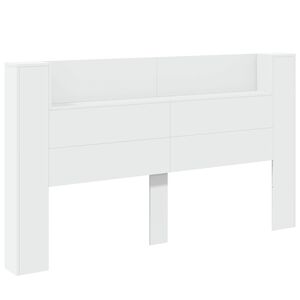 vidaXL Headboard White 180 x 16.5 x 103.5 cm Engineered Wood