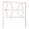 vidaXL Bed Headboard White 96x4x100 cm Solid Wood Pine