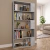 vidaXL Book Cabinet/Room Divider Concrete Grey 80x24x159 cm Engineered Wood