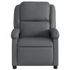 vidaXL Massage Recliner Chair Grey Faux Leather