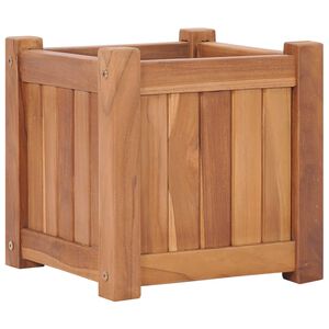 vidaXL Raised Bed | Natural Teak | Solid Teak Wood | 30x30x30 cm | Durable
