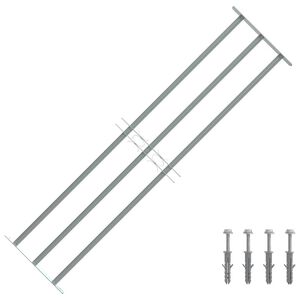 Adjustable Security Grille for Windows with 3 Crossbars 1000-1500 mm