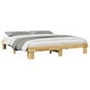 vidaXL Bed Frame without Mattress 180x200 cm Solid Wood Oak