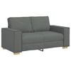 vidaXL 2-Seater Sofa Dark Grey 160x78x84 cm Fabric