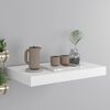 vidaXL Floating Wall Shelf White 40x23x3.8 cm MDF