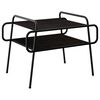 vidaXL Coffee Table Black Oak 70 x 50 x 51 cm Engineered Wood