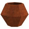 vidaXL Planter Rusty 50 x 50 x 40 cm Weathering Steel