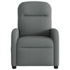 vidaXL Massage Recliner Chair Dark Grey Fabric