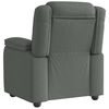 vidaXL Recliner Chair Dark Grey Fabric