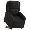 vidaXL Stand up Recliner Chair Black Fabric