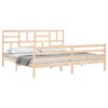 vidaXL Bed Frame without Mattress Super King Size Solid Wood