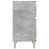 vidaXL Bedside Cabinets 2 pcs Concrete Grey 40x35x70 cm
