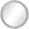 vidaXL Wall Mirror | Silver | Acrylic crystal, toughened glass | Medium