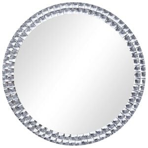 vidaXL Wall Mirror 50 cm Tempered Glass