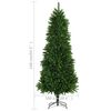vidaXL Artificial Pre-lit Christmas Tree 240 cm Green