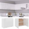 vidaXL Hanging Cabinet Lyon High Gloss White 80x31x60 cm Engineered Wood