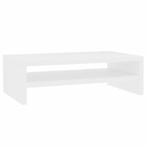 vidaXL Monitor Stand | White | Engineered Wood | Standard | Ergonomic