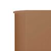 vidaXL 6-panel Wind Screen Fabric 800x160 cm Taupe